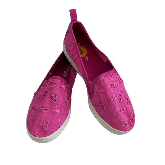 Koolaburra by Ugg Amiah Floral Slip-On Sneaker Girls Size 3 - Picture 3 of 16